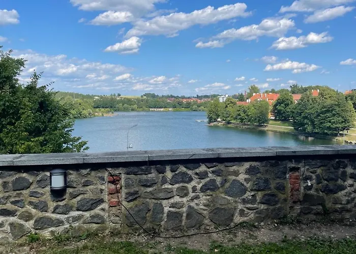 Krasny V Srdci Historickeho Tabora Lägenhet